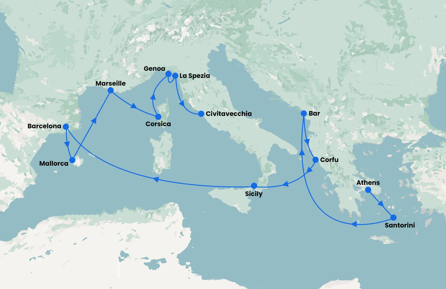 Ancient Explorer - Athens to Rome - with Sun Princess